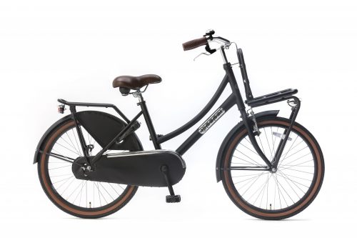 Popal-Daily-Dutch-Basic-meisjesfiets-22-inch-Mat-zwart