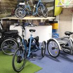 Elektrische driewieler fiets lage instap fiets Senioren fiets
