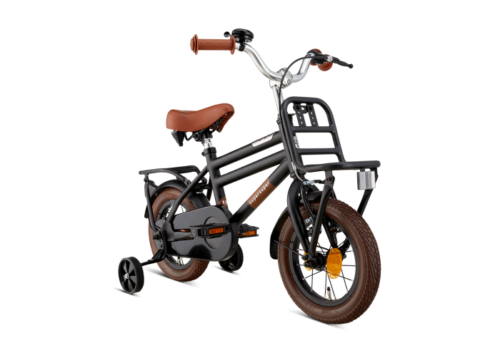 SuperSuper Cooper 1201 Mat-zwart Jongenfiets