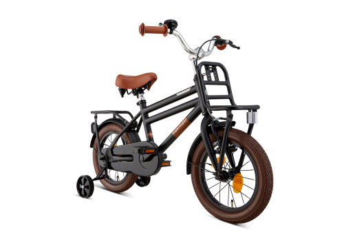 SuperSuper Cooper 1401 Mat-zwart Jongenfiets