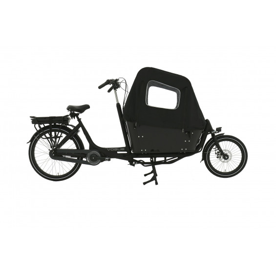 Vogue Carry 2 Tweewieler elektrische bakfiets met ondersteuning middnmotor bafang MAX Drive mat-zwart 2