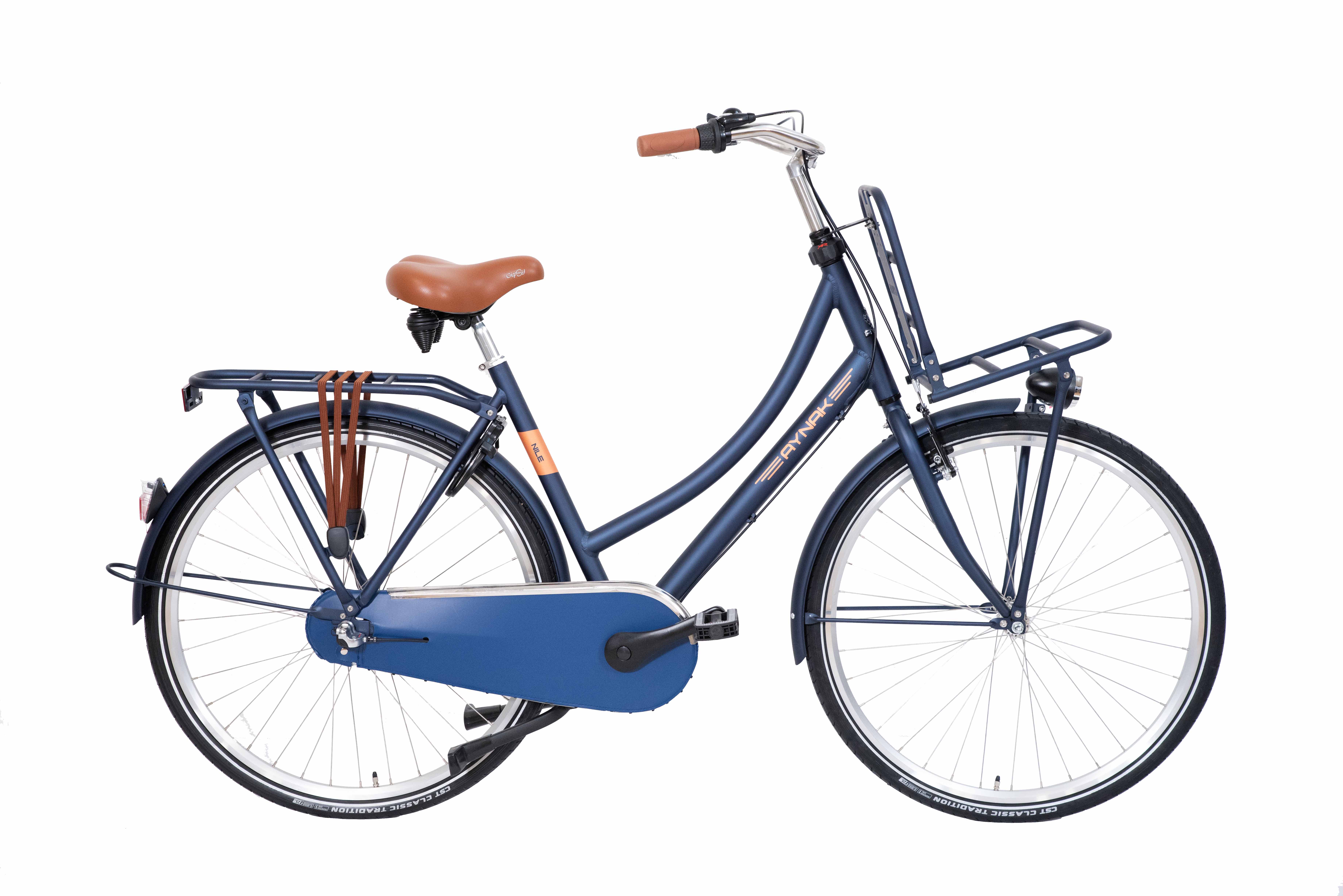 Nile transportfiets 28 inch 53 Jeans Blauw - Fietshemel Edam