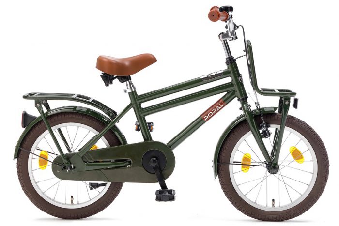 Popal cooper 16 inch jongensfiets groen