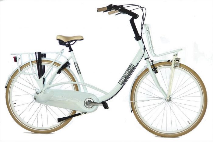 Static Mary moederfiets 28 inch wit