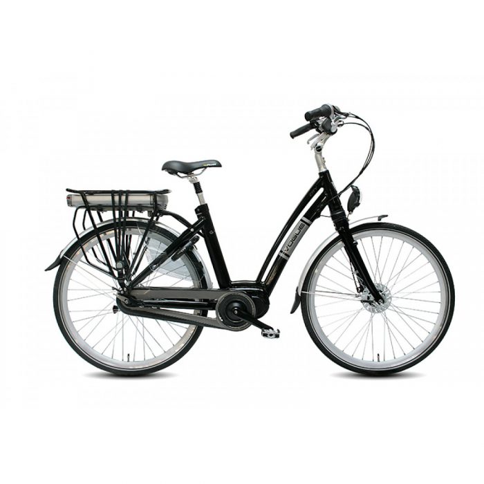 VOGUE Elektrische fiets CITY 28inch Ebikes Silver Black NX8 Lady 50 cm