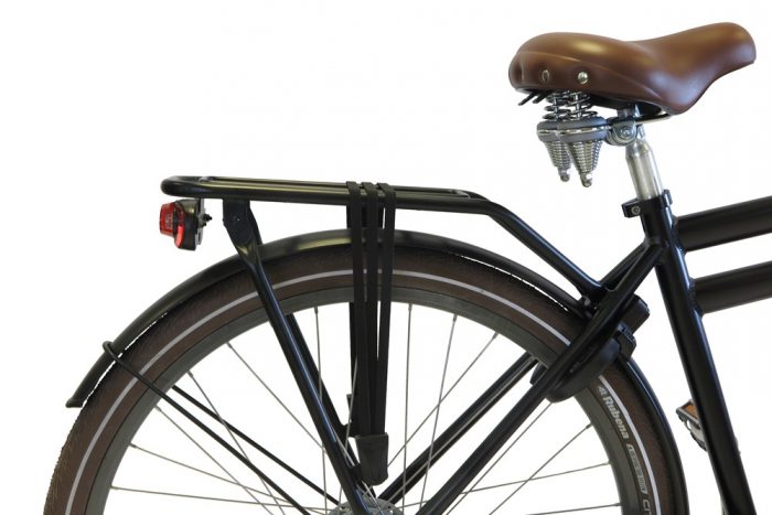 Vogue elite plus heren transportfiets mat Zwart