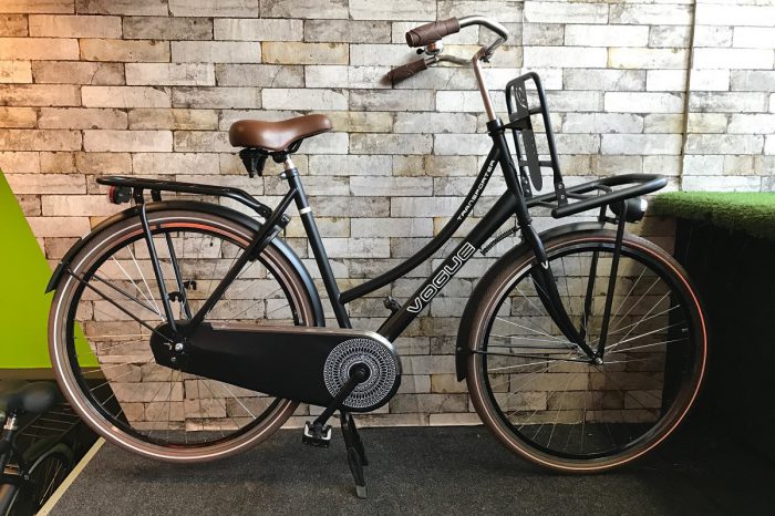 Vogue transporter transportfiets 28 inch mat zwart