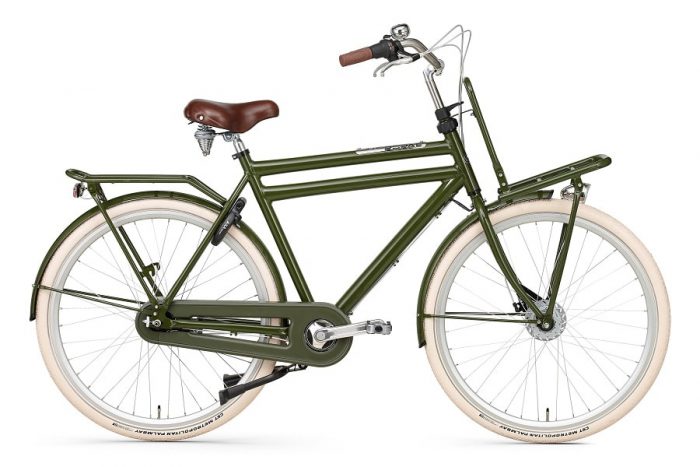 popal daily dutch prestige N7 herenfiets Rollerbrake + naafdynamo leger groen