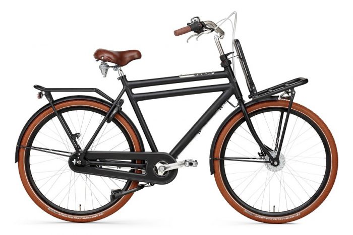 popal daily dutch prestige N7 herenfiets Rollerbrake + naafdynamo mat zwart