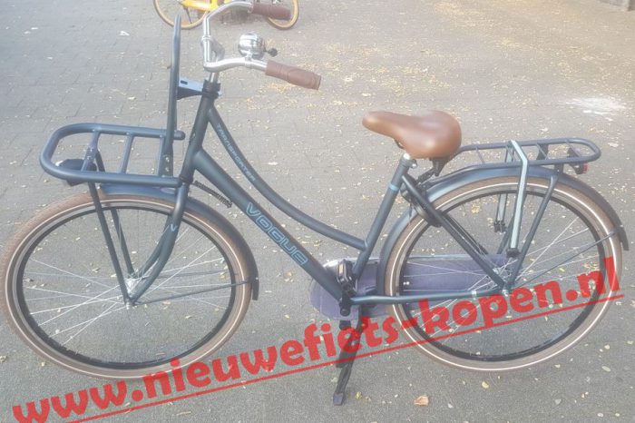 vogue transporter dames transportfiets jeans blauw