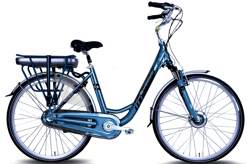 Lijm Uitverkoop reflecteren Vogue Basic N7 Elektrische fiets 2020 Blue - Fietshemel Edam