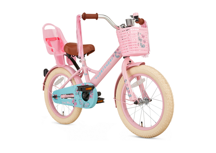 SuperSuper Little miss 16 inch meisjesfiets Roze