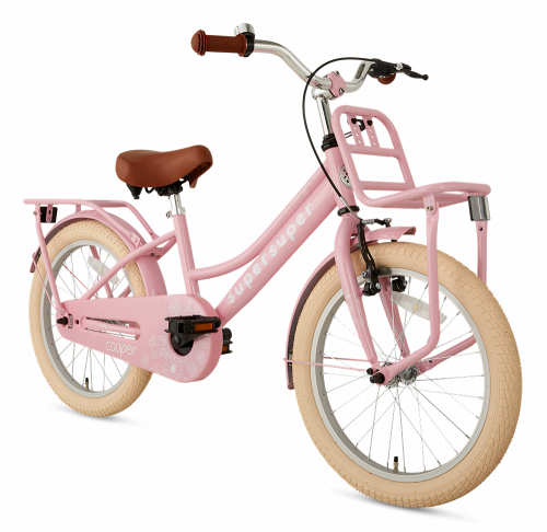 SuperSuper Cooper 18 inch Roze meisjesfiets