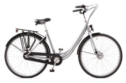 Avalon 4-Rent Lage Instap Zilver Damesfiets 28 inch Stadsfiets