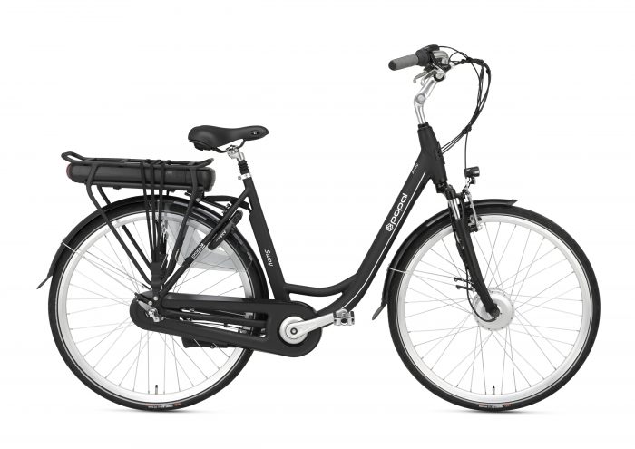 Popal Sway Dames elektrische fiets 28 inch mat zwart