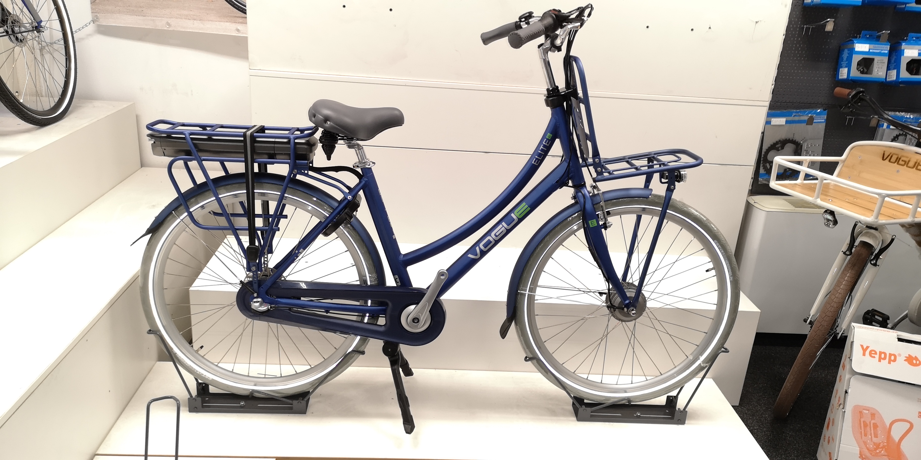 Mexico nationalisme goud Vogue Elite Elektrische fiets N7 2019 blue - Fietshemel Edam