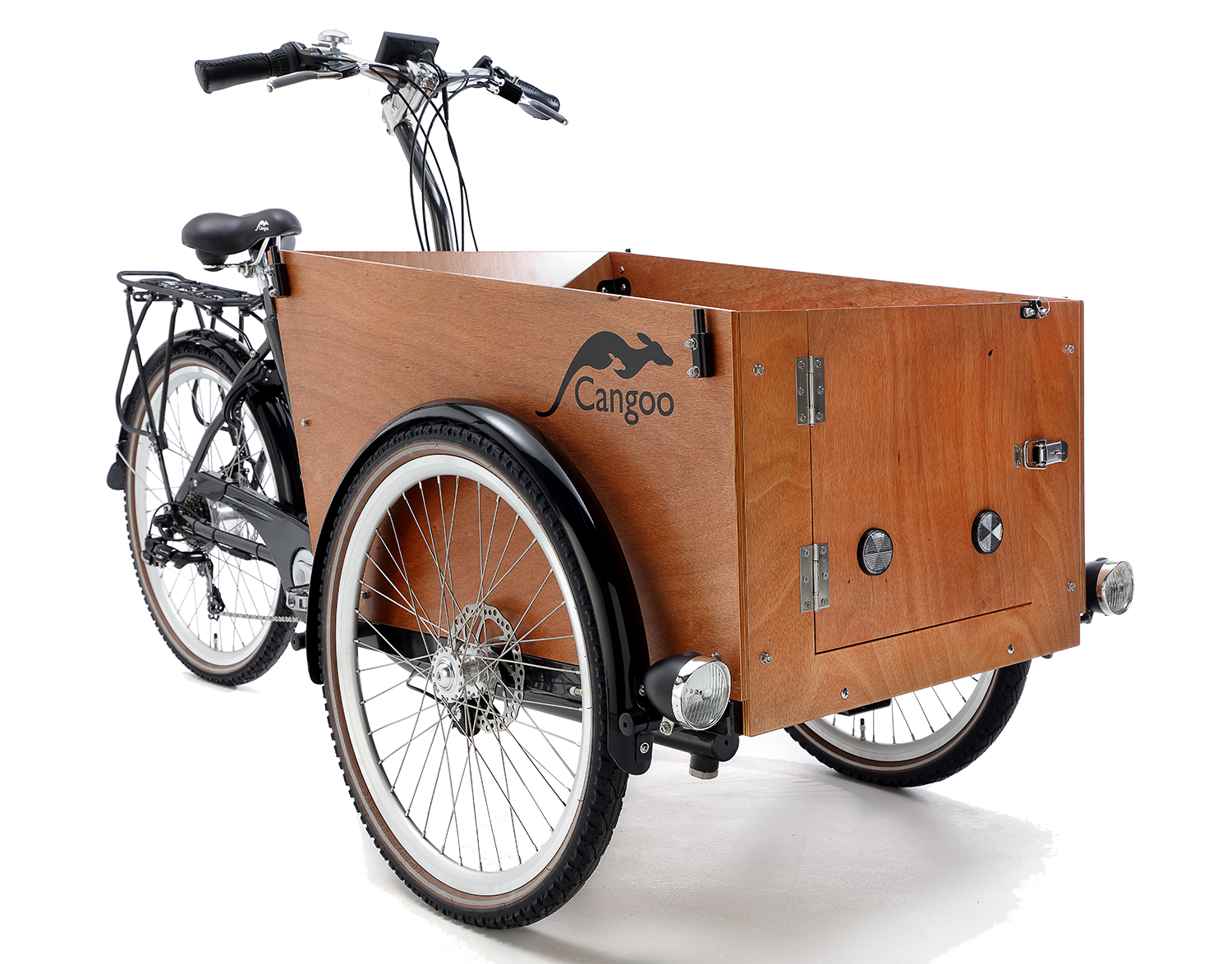 Easy Elektrische Bakfiets matgrijs-naturel - Fietshemel Edam