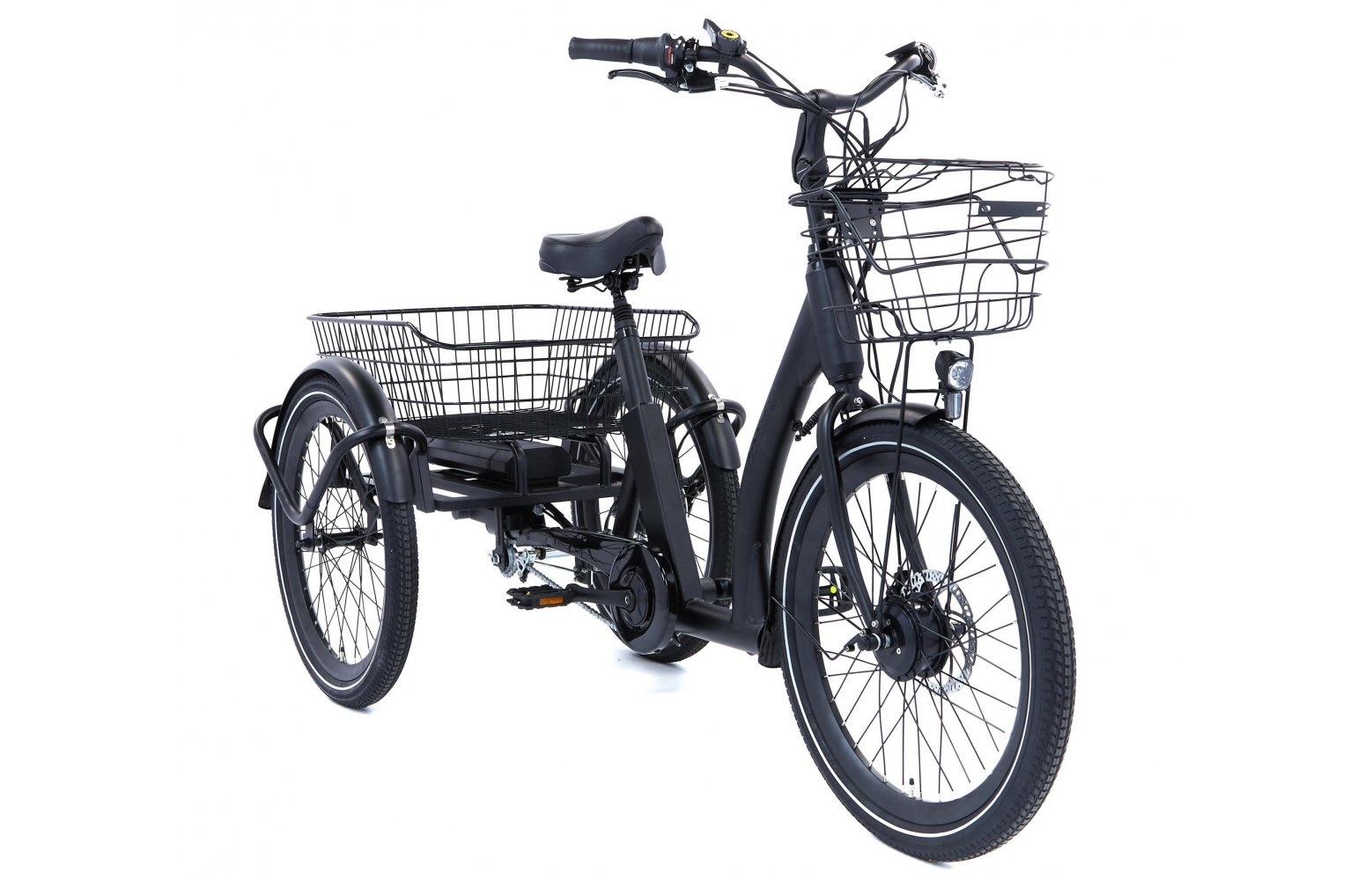 Respect Competitief mini Popal Wave Elektrische Driewieler fiets 24 inch zwart - Fietshemel Edam