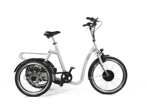Huka-e-City-Elektrische driewieler fiets voor senioren volwassen driewiel fiets
