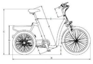 Huka driewieler fiets volwassenen senioren driewieler fietsTechnische