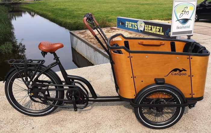Cargo Bakfiets Cangoo Buckle Elektrische bakfiets 14 Ampère 48 Volt 2021