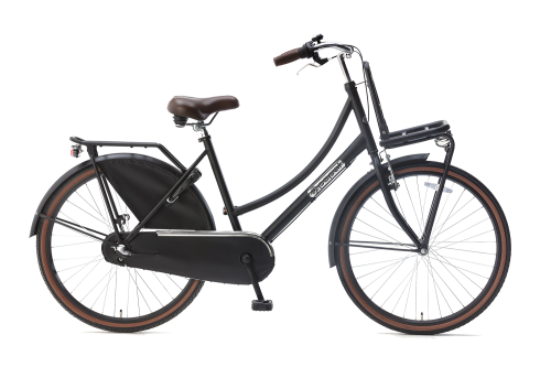 Popal Daily Dutch Basic plus 26 inch Transportfietsfiets mat-zwart