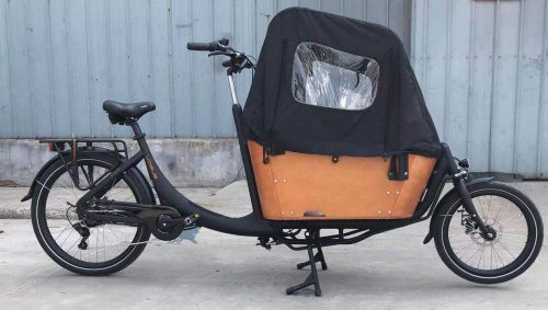 Vogue Superior 2 elektrische bakfiets twee wieler 7speed zwart bruin