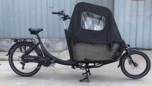 Vogue Superior 2 elektrische bakfiets twee wieler 7speed zwart zwart