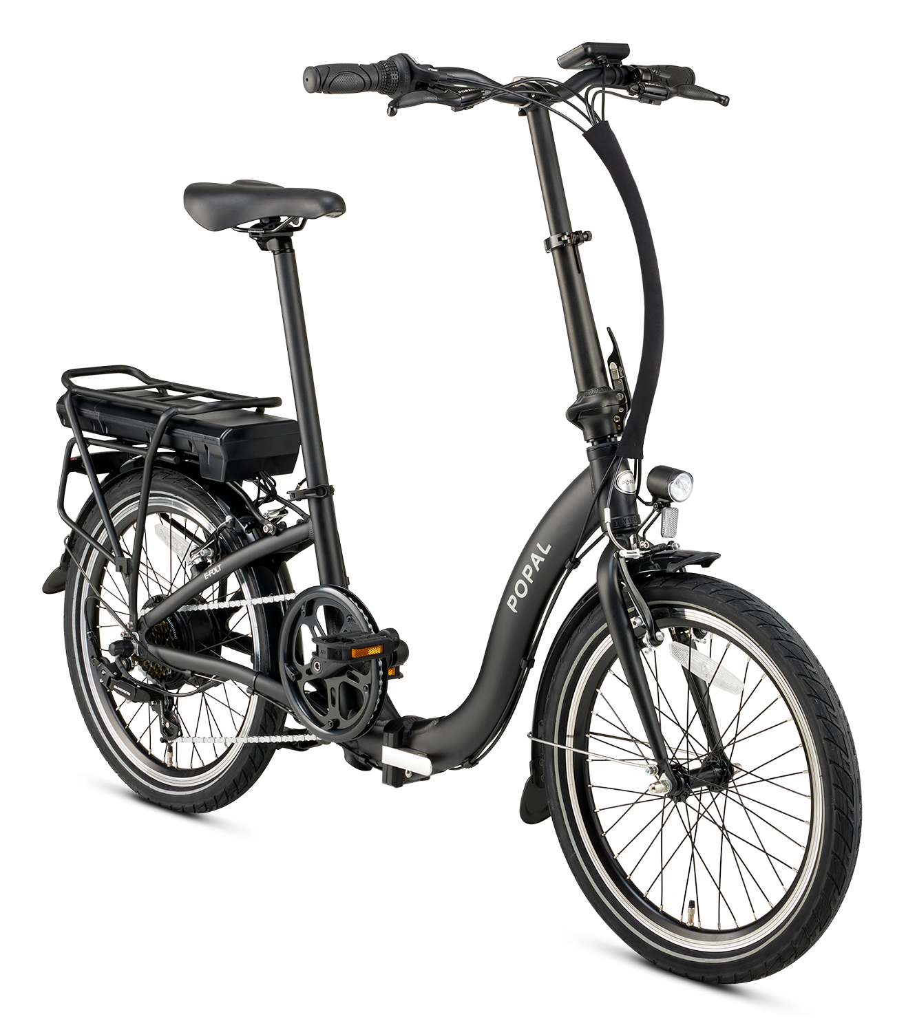 E-Folt 1.0 EBike vouwfiets 20 zwart - Fietshemel Edam