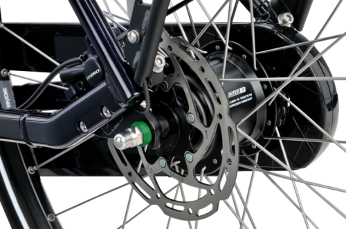 Batavus E-finez zij aanzicht herenfiets elektrische 28inch