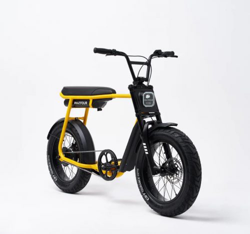 Phat FourPhatfour FLX fat-bike Geel fatbike zijaanzicht