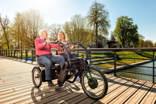 Huka Orthros Duofiets met ondersteuning elektrische Duo Fiets